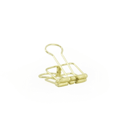 Binder clip gold - 19 mm